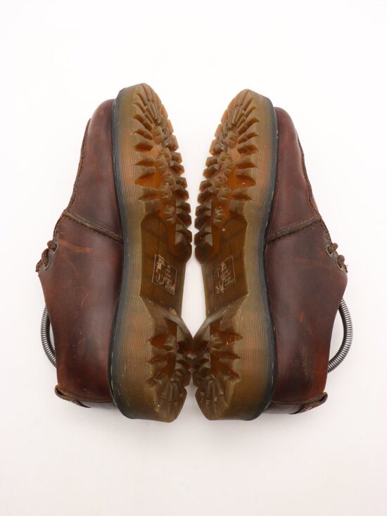 Vintage Doc Dr. Martens 9A79 Lace-Up Men\'s 10 Women\'s 11 Brown Leather Shoes main image 4